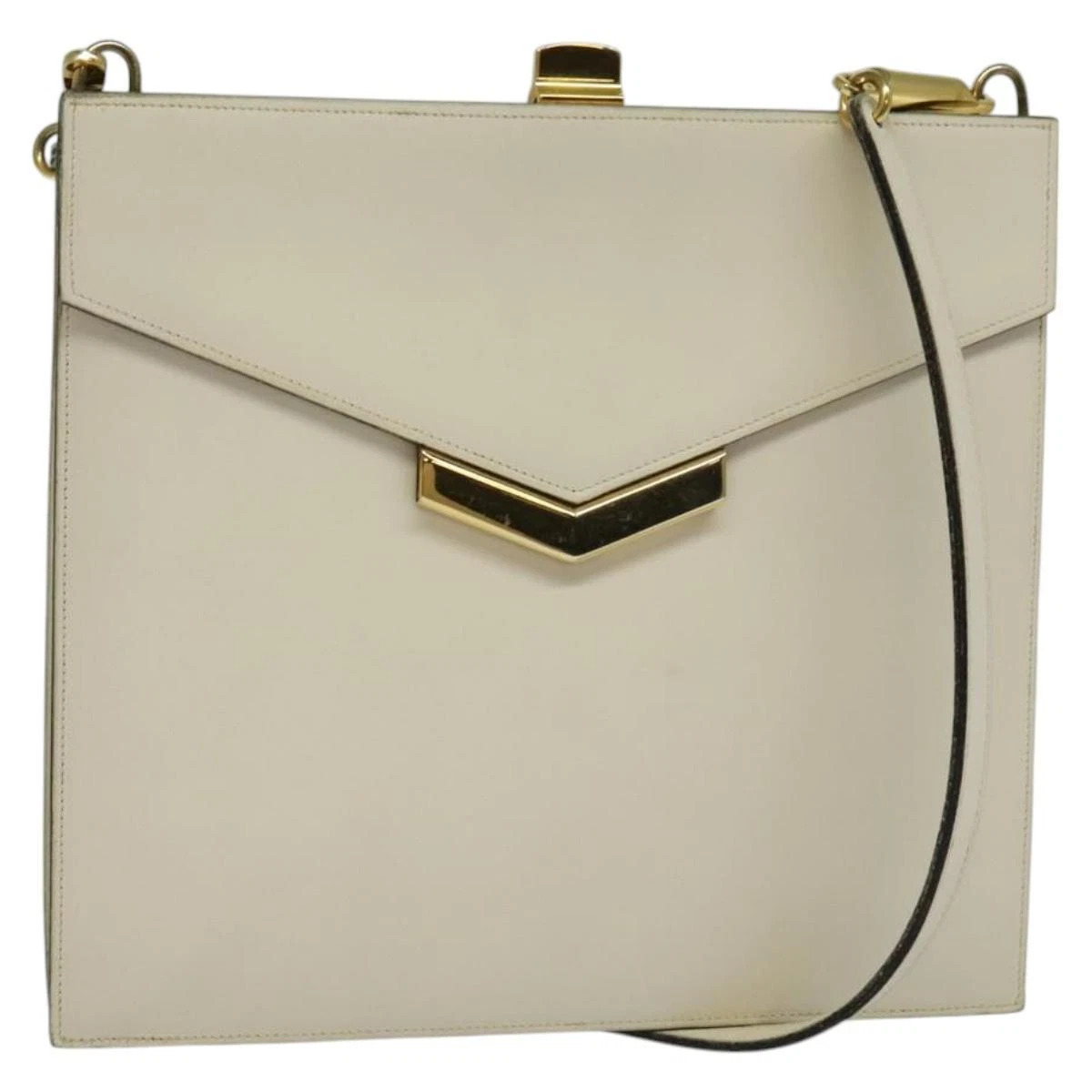Sac bandoulière Christian Dior cuir beige authentique bs23864