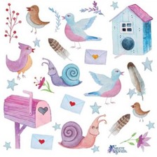 Violette Stickers Snail Mail Birds Stickers Crafts Planner Supply Scrapbook