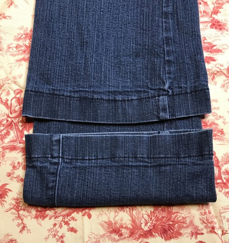 NYDJ Womens Designer Blue Jeans Size 8 Boot Cut Ladies Casual Pants Cute Western - Picture 8 of 9