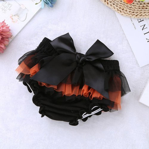 Baby Girls Ruffle Bloomer Newborn Diaper Covers Birthday Shorts Bow Photo Prop - Picture 32 of 36