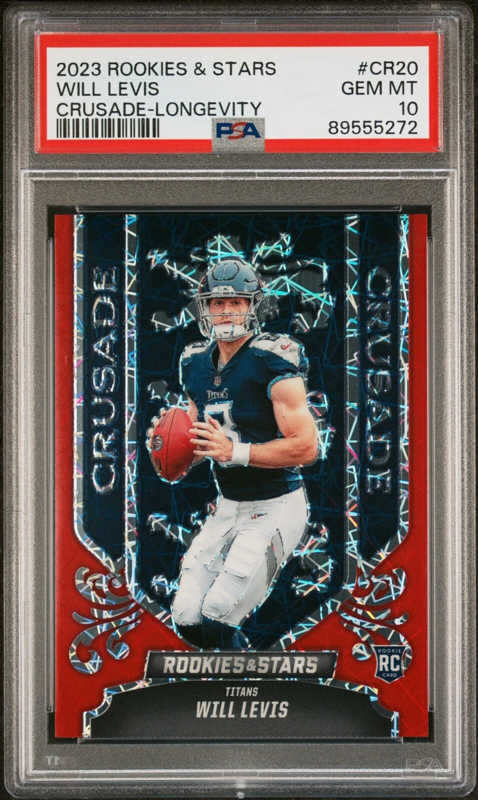 Will Levis Panini Rookies & Stars Crusade #CR20 Longevity