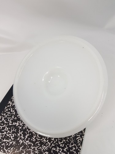 Vintage Federal Heat Proof Milk Glass 8" Grease Jar 2.5qt Lid - Picture 2 of 6