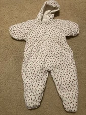 First Impressions Girl's Floral Printed Corduroy Bunting Infant Snowsuit 6-9M