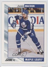 1992-93 Score Jamie Macoun #88 0s5