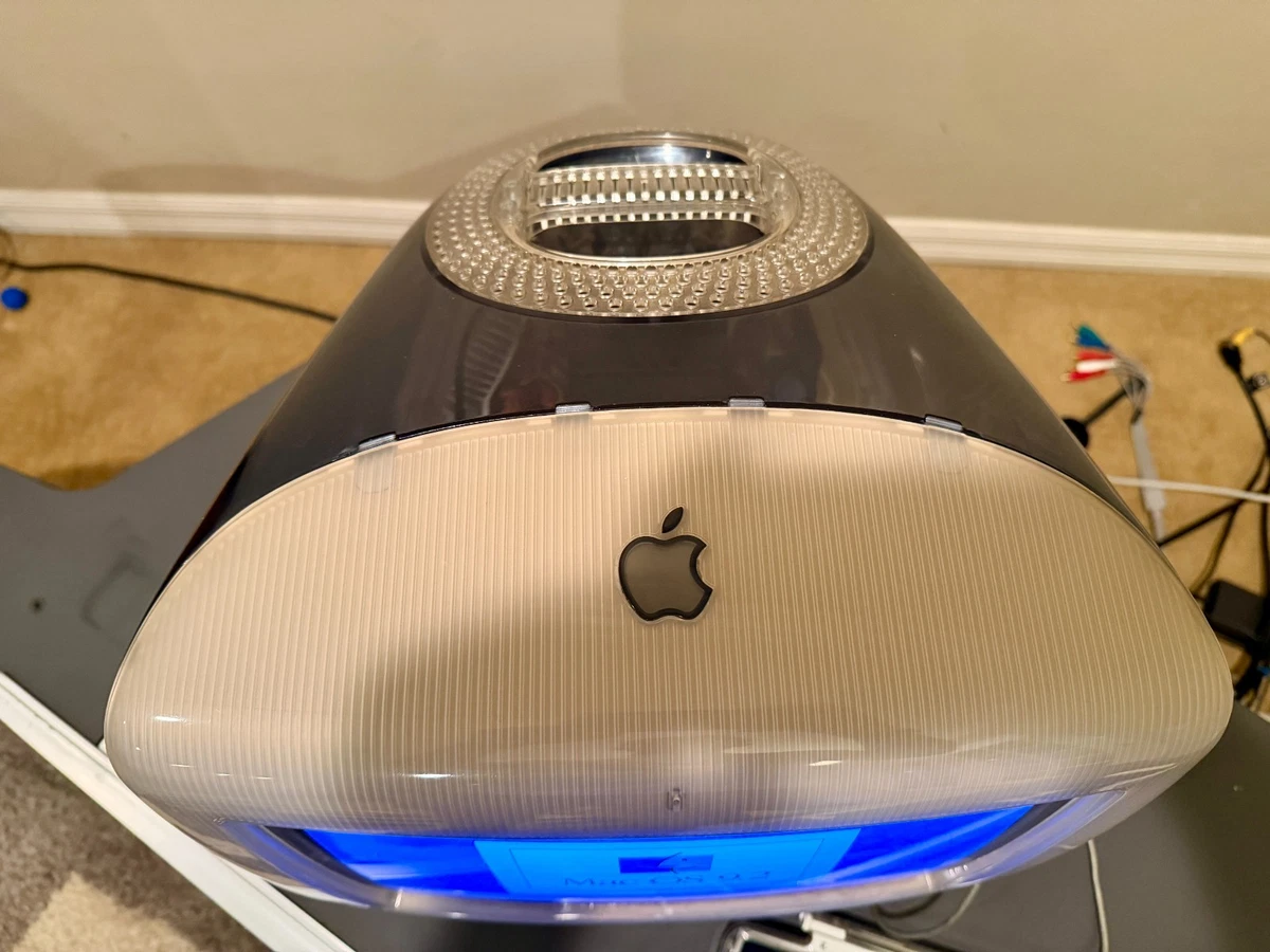 Apple iMac G3 Grafito 600MHz M5521 768MB RAM 40GB + Teclado Mouse Manuales Disco