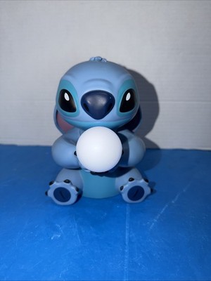 Disney Lilo & Stitch Sitting with Light Bulb Table Lamp WORKS. Excellent Con!