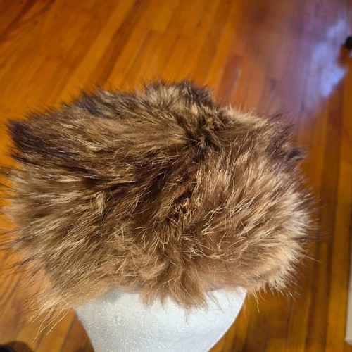 Vintage Coon Skin Hat, Nipper Daniel Boone Trapper, Raccoon Cap without Tail