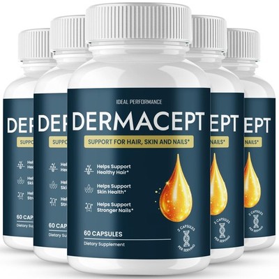 Dermacept General Wellness Supplement - 300 Capsules (5 Pack)