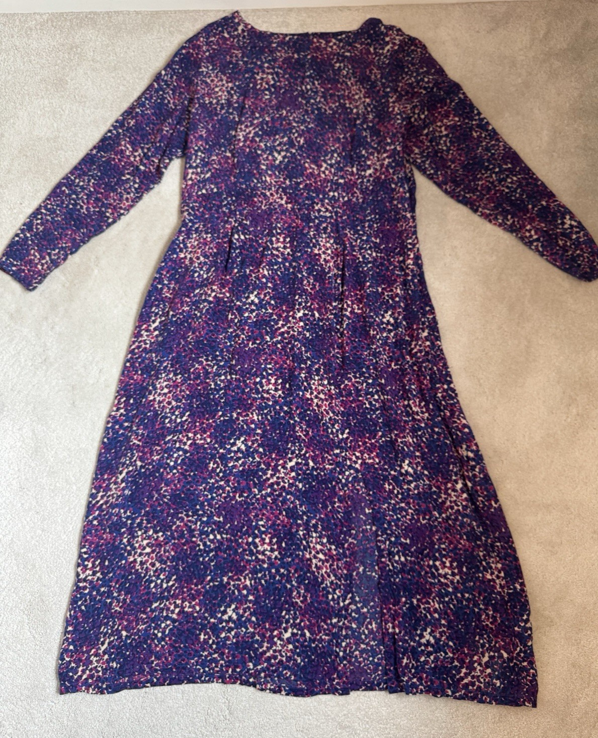 FAT FACE PURPLE MULTI PATTERNED  VISCOSE LONG SLE… - image 1