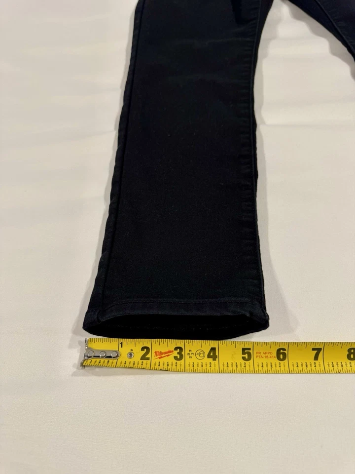 LEVI'S женщин 311 формирования узкие джинсы W32xL28 черный эластичной джинсовой ткани мягкий EUC - Изображение 3 из 4