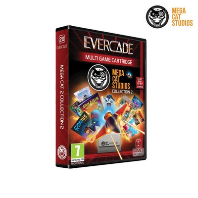 Blaze Evercade - Mega Cat Studios Kollektion 2 - Karte Nr. 20 Neu Unter Blister