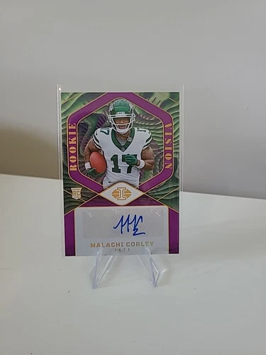2024 Panini Illusions - Rookie Vision Auto Malachi Corley #RVS-MCY Purple /50