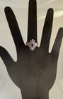 Bomb Party Lymphoma Awareness Size 9 Ruby CZ Rose Gold Pop out Ring HOC674 — photo 1