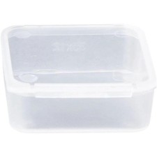 Square Clear Jewelry Storage Box Plastic Organizer Case for Beads Crafts