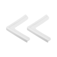 Window Corner Edge Protectors, 2Pack Standard Simple Style 70mmX15mm Silver