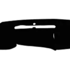 Dashboard Cover Compatible with 2007-2013 Silverado Sierra with Two Glove Boxes