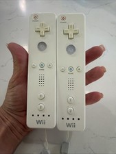 Nintendo OEM Wii Remote Controller Lot of 2 Tested Working
