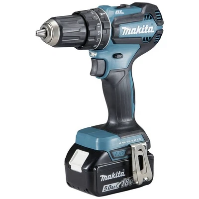 Makita DHP485RTJ 2 vitesses-Perceuse-visseuse à percussion sans fil + 2 - Photo 1/4