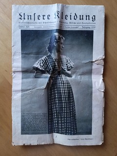 Unsere Kleidung 1939 Mit Schnittbogen Drittes Heft