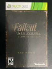 Fallout New Vegas Ultimate Edition Microsoft Xbox 360 Instruction Manual Only