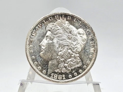 1881-S Morgan Silver Dollar **UNC Semi-Proof Like? Some Peripheral Toning** #1