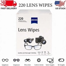 Lens Cleaning Wipes for Anti-Reflective Coating, Pre-Moistened, 220 Count