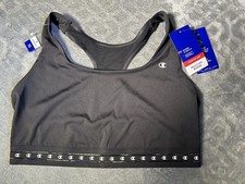 Champion Sports Bra Womens Sz 2XL Black Moisture Wicking NWT, Design To Sweat In