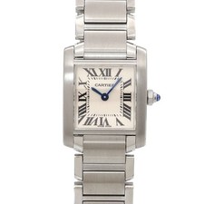 Cartier Tank Francaise SM W51008Q3 Quartz Cream Dial Ladies Watch 90309541