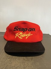 Snap-On Racing Snapback Trucker Hat Adjustable Vintage Cap