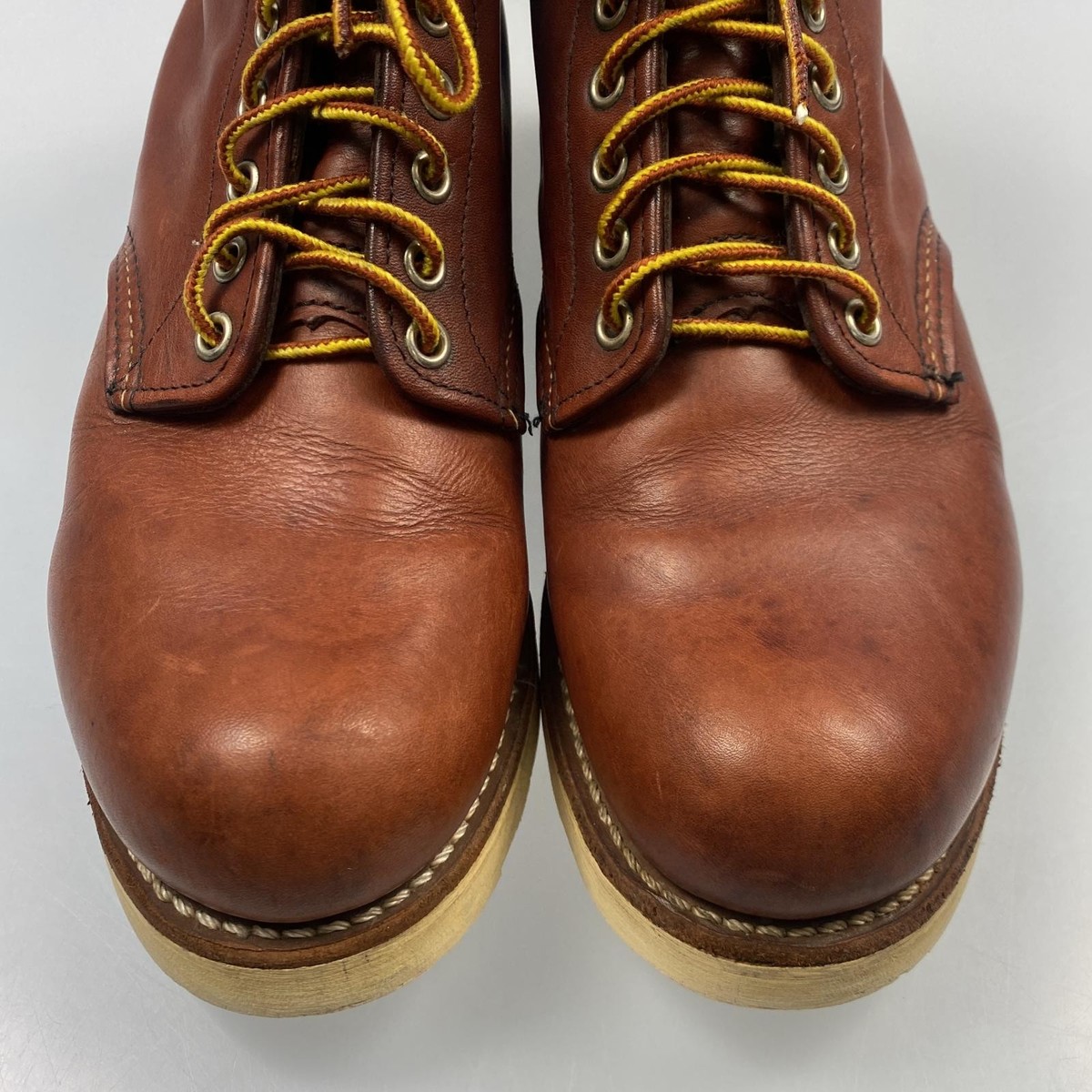 RED WING　9105　８D Red Wing Boots 9105 CLASSIC PLAIN TOE US:8D Leather Brown