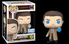 Funko POP! Supernatural Castiel #1840 Exclusive GITD Glow w/ Protector New!