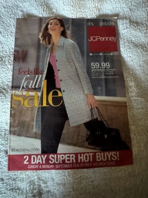 JC Penney Insert FEELS LIKE FALL SALE 36 Pages 2004 EXCELLENT Condition