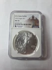 2022 7K Metals U.S. State Series American Silver Eagle NGC MS70 -Massachusetts