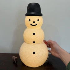 John Derian Target 14" Snowman Lit Blow Mold Christmas Decor SHIPS TODAY