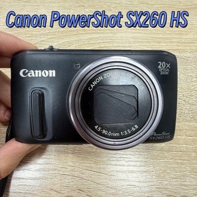 Canon Camera Powershot SX260 HS 12.1 MP Point & Shoot SD Card & Battery