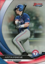 2020 Bowman's Best Top Prospects Refractors #TP-6 Justin Foscue Texas Rangers