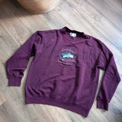 Vintage Clearwater Creek 2XL Sweatshirt Barschangeln Trophäe Lunker