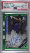 2019 Bowman Chrome Prospect Green Refractor 89/99 Roberto Ramos PSA 10 Auto 1q7