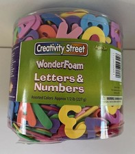 Creativity Street WonderFoam Letters  Numbers - Assorted Colors