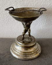 Vintage Miska Figurka Nośnik Metal Mosiądz Miska Dekoracja Styl antyczny