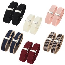 12Pcs/6Pairs Sleeve Garters for Women Men Anti-Slip Sleeve Holders Arm Garter