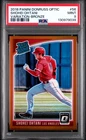 2018 PANINI DONRUSS OPTIC VARIATION-BRONZE #56 SHOHEI OHTANI ROOKIE RC PSA 9