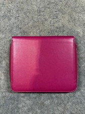Filofax Pennybridge A5 Organiser iPad Case Pink Leather Agenda Folder Planner
