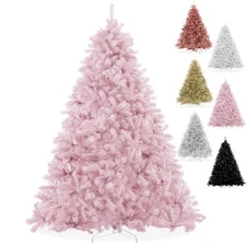 Spruce Realistic Artificial Holiday Christmas Tree with Metal Stand