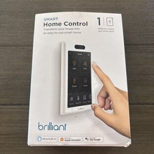 Brilliant Home Control Panel Light Switch Panel (BHA120US-WH1) -NEW/OPEN BOX-