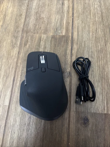 Logitech MX Master 3S Wireless Mouse Space Gray With Charging Cable Tested Works