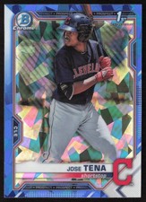2021 Bowman Sapphire Edition Jose Tena #BCP-128 Cleveland Indians