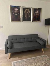 3-Seater Sofa Bed with Pullout Bed