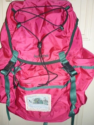 Trekking Rucksack rot Lafuma Vintage retro Tagesrucksack Tourenrucksack