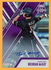 BRENDAN MCKAY 2017 Elite Extra Purple Autograph Rookie On-Card AUTO SER # /100. rookie card picture